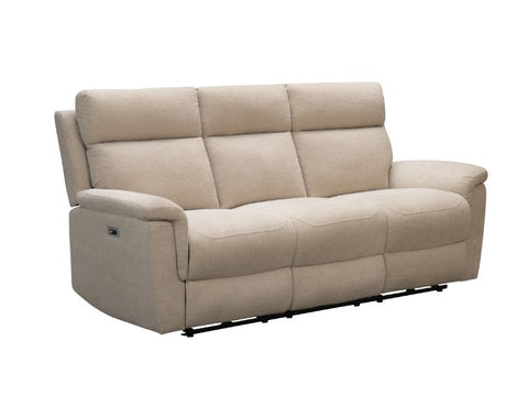 Detroit Electric Reclining 3 Seater Sofa