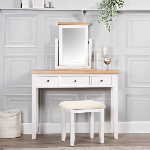 Easterly White Dressing Table