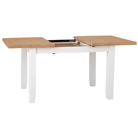 Easterly 1.2m Butterfly Extending White Dining Table