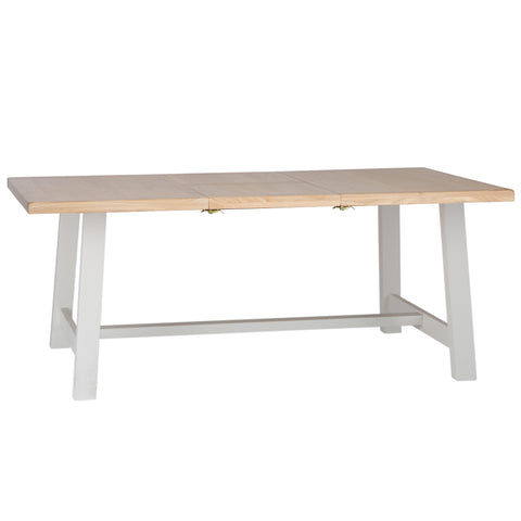 Easterly 1.8m Butterfly Extending White Dining Table