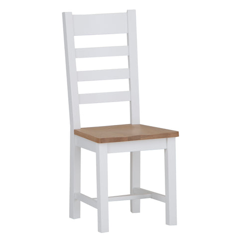 Easterly 120cm Butterfly Extending White Dining Table Set with Chairs