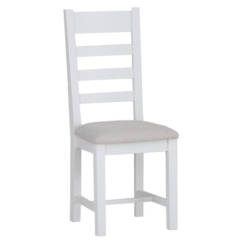 Easterly 120cm Butterfly Extending White Dining Table Set with Chairs