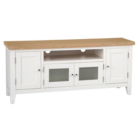 Easterly Large White TV Unit