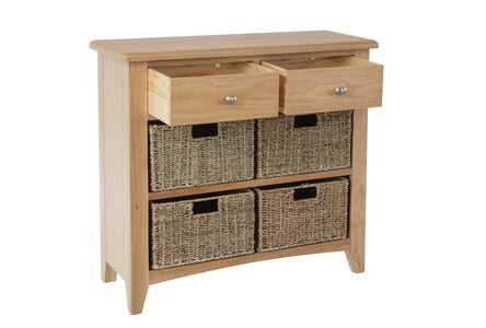 Granby 2 Drawer 4 Basket Unit