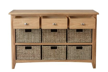 Granby 3 Drawer 6 Basket Unit