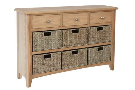 Granby 3 Drawer 6 Basket Unit