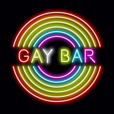 Gay Bar Neon Sign