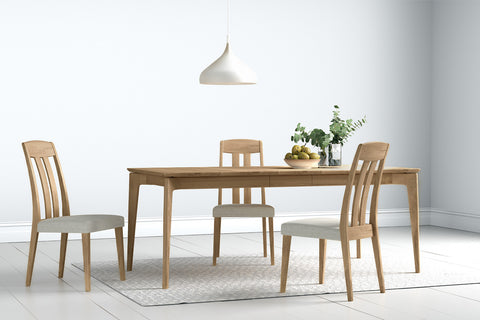 Hadley 165cm Natural Extending Dining Table