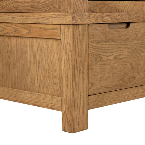 Bergen Oak Triple Wardrobe Bundle