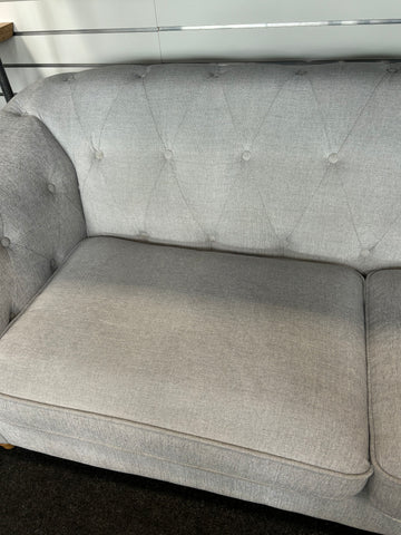 Celeste Chesterfield Grey 3 Seater Sofa