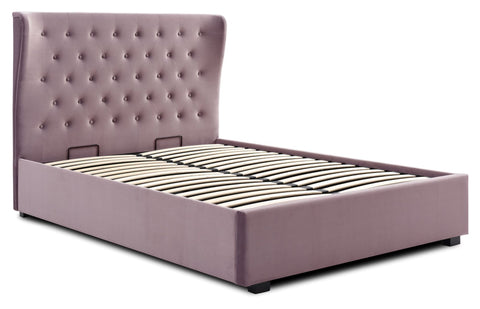 Kensington Velvet Ottoman Bed