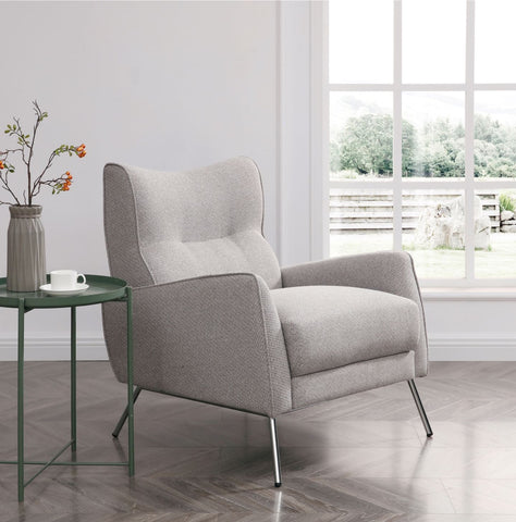 Chloe Linen Effect Accent Chair