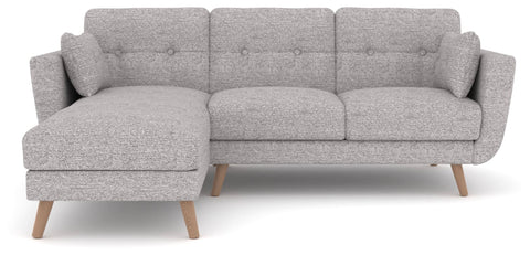 Oslo Grey Corner Sofa Bed