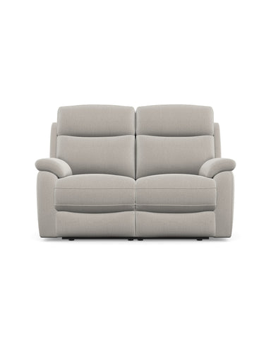 Kendra 2 Seater Sofa in Fabric Darwin Silver