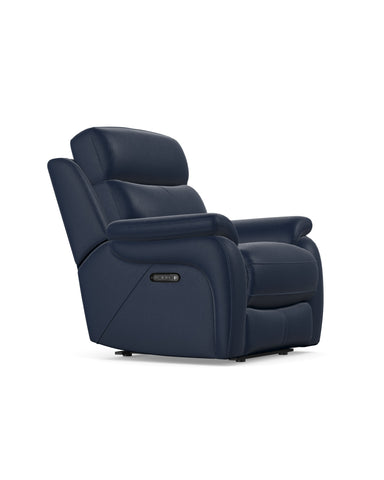 Kendra Power Recliner Chair in Leather Moda Atlantic