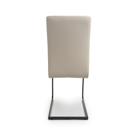 Loft Taupe Dining Chair Black Leg