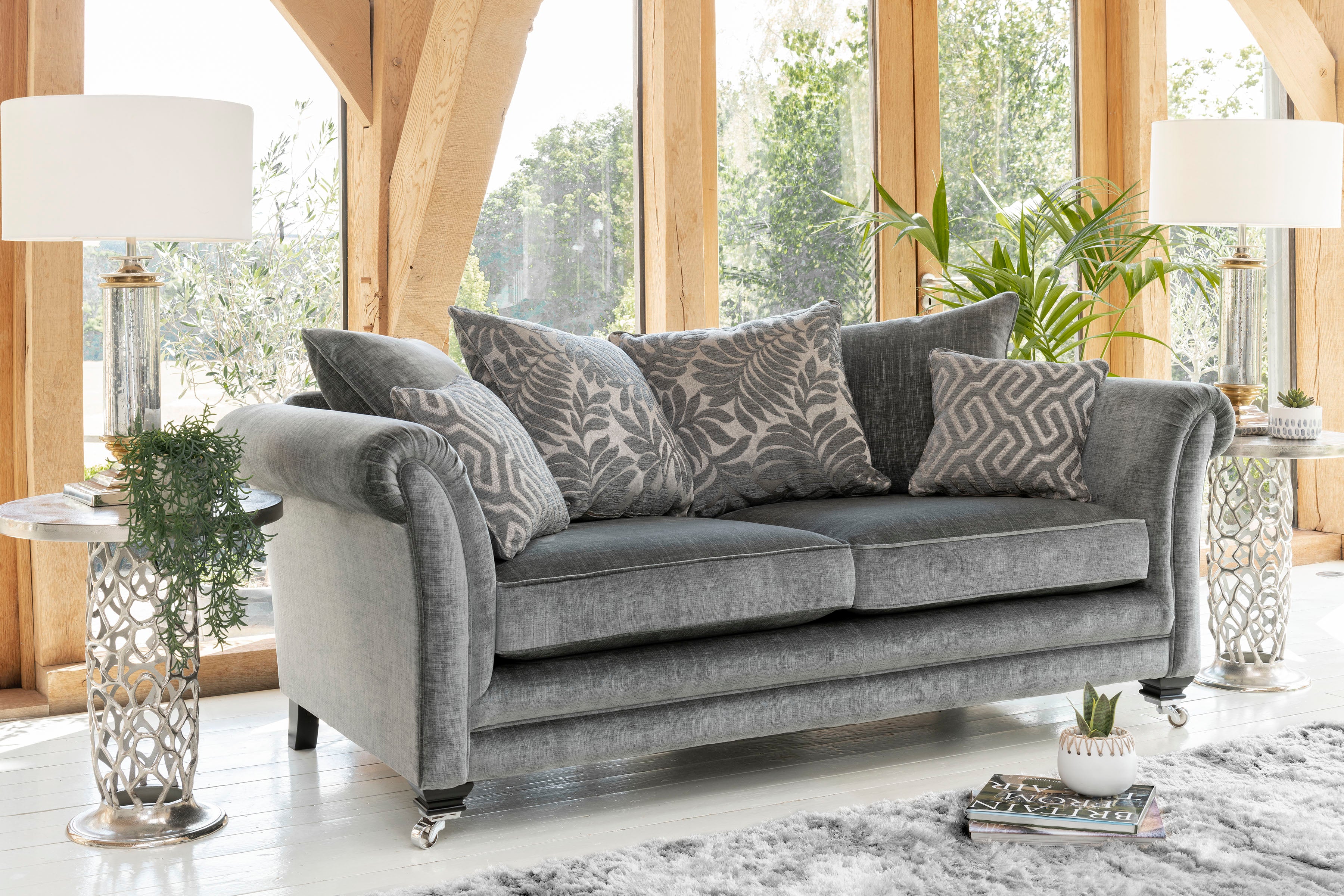 Lowry 3 Seater Sofa Pillow Back 2977