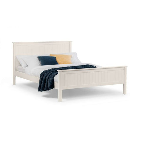 Maine 150cm King Bed - Surf White