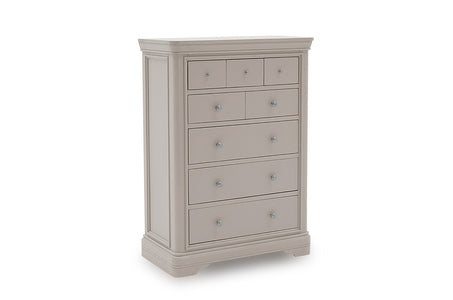 Mabel Taupe Tall Chest of 8 Drawers