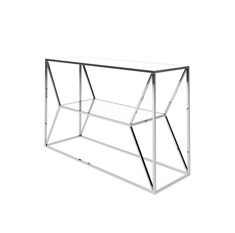 Matteo Glass Console Table