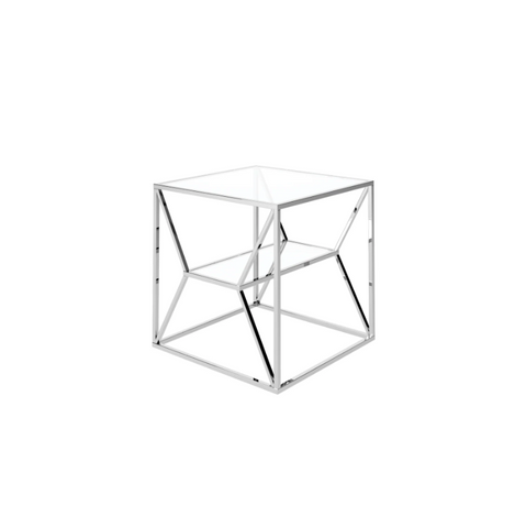 Matteo Glass Side Table