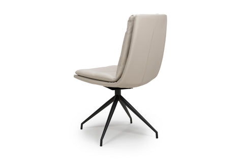 Nobo Taupe Swivel Dining Chair (Sold in Pairs)