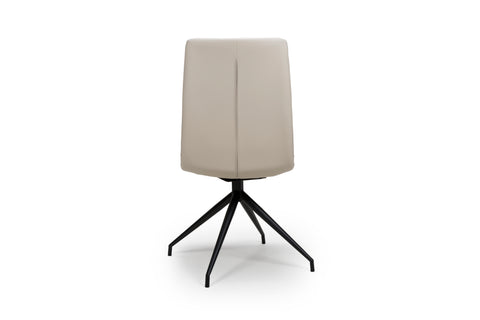 Nobo Taupe Swivel Dining Chair (Sold in Pairs)