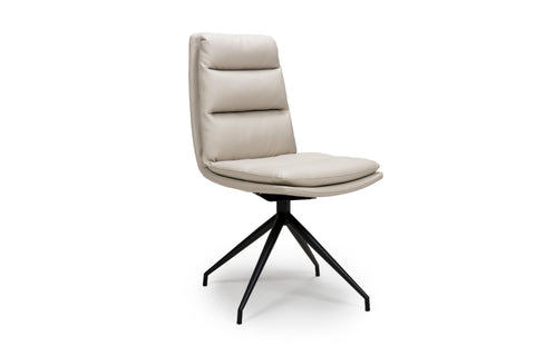 Nobo Taupe Swivel Dining Chair (Sold in Pairs)