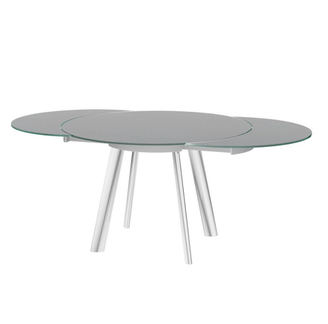 Omega Swivel Extending Dining Table 102 to 166cm