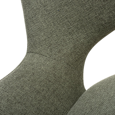 Perth Easy Clean Sage Fabric Swivel Chair