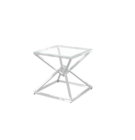 Prism Glass Side Table