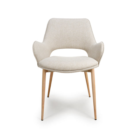 Sydney Easy Clean Natural Fabric Chair