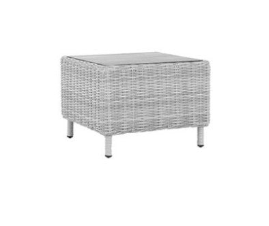 Daro Santorini Garden Side Table Vintage Lace Weathered Oak Effect