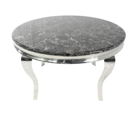 Louis 1.3m Round Marble Dining Table