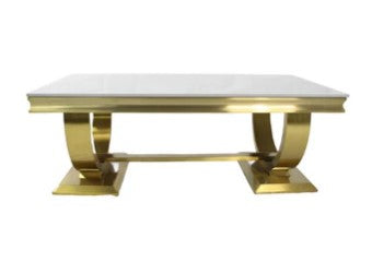 Chelsey Gold Marble Coffee Table