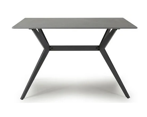 Timor 1.2m Grey Sintered Stone Dining Table