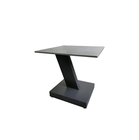 Sparta Matt Ceramic Side Table Grey