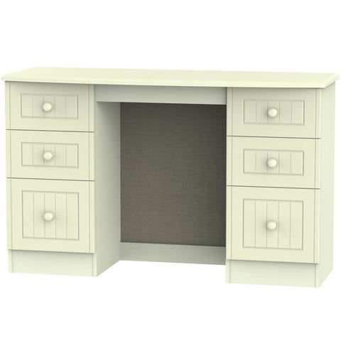 Warwick Kneehole Dressing Table Desk Cream WAR030