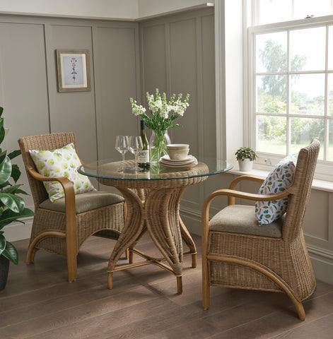 Round Dining Table 85cm Daro Waterford Natural Wash
