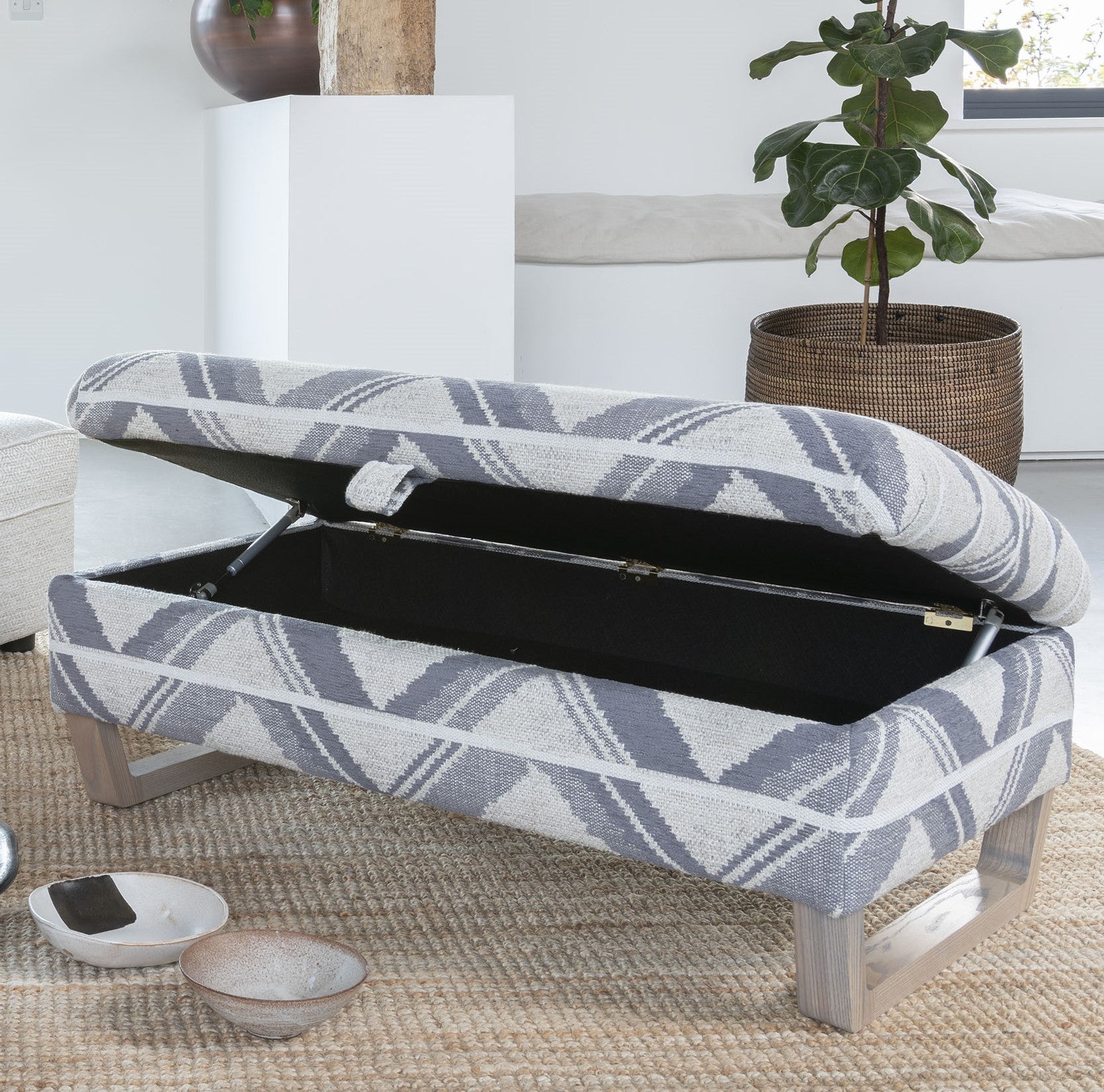 Alstons Ottoman Stool Aalto Legged Ottoman