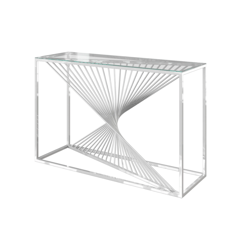 Torelli Console Table DefaultTitle Abstract Glass Console Table