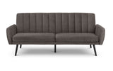Julian Bowen Sofa Beds Afina Sofabed - Grey Velvet