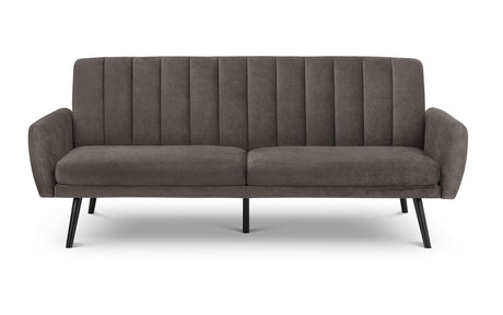 Julian Bowen Sofa Beds Afina Sofabed - Grey Velvet