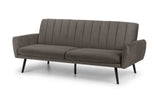Julian Bowen Sofa Beds Afina Sofabed - Grey Velvet