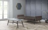 Julian Bowen Sofa Beds Afina Sofabed - Grey Velvet