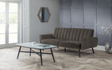 Julian Bowen Sofa Beds Afina Sofabed - Grey Velvet