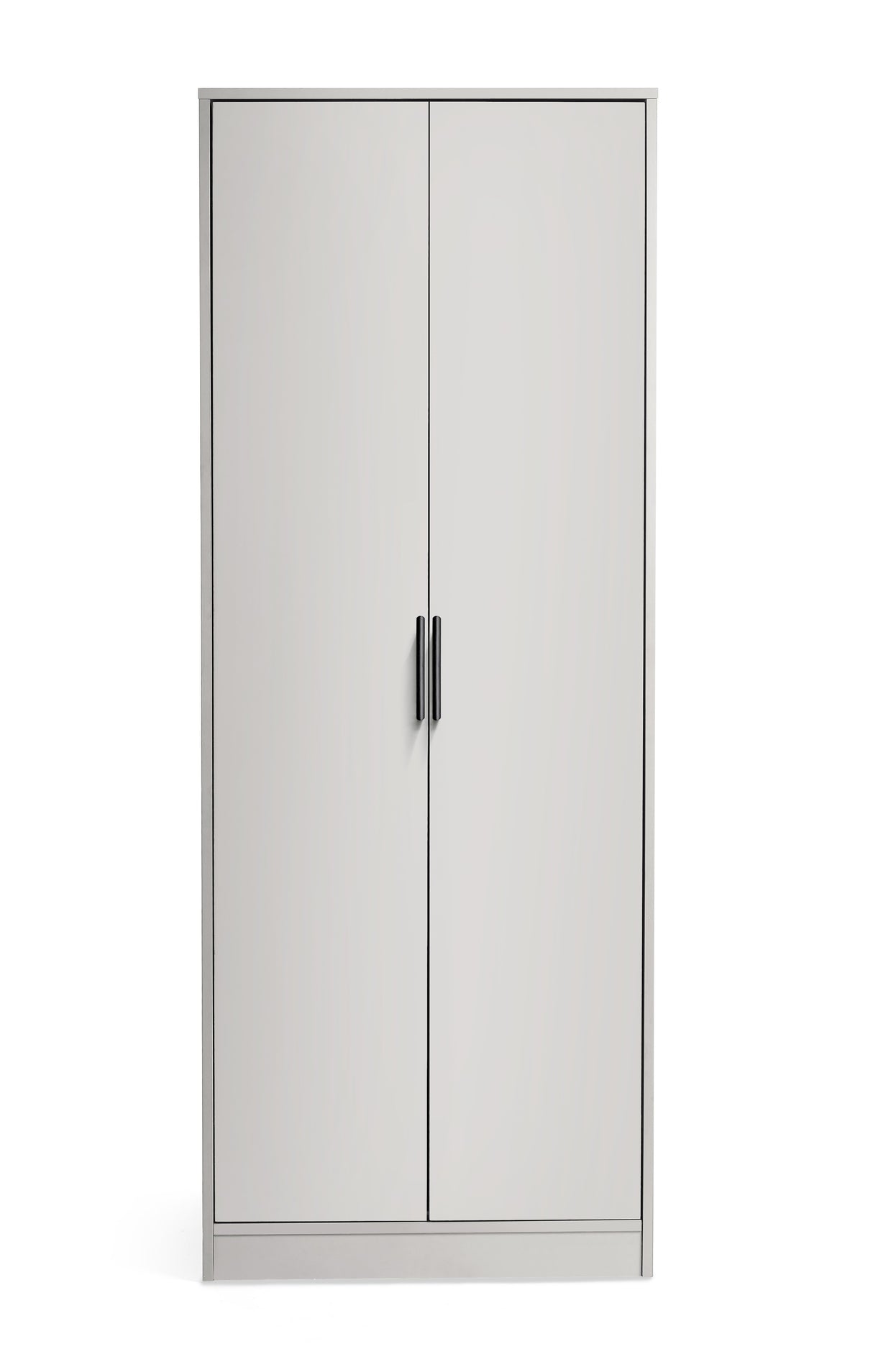 Julian Bowen Wardrobes Alba 2 Door Wardrobe - Silk Grey