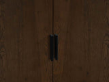 Julian Bowen Wardrobes Alba 2 Door Wardrobe - Walnut/Black