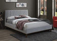 Time Living Bed Frame Double 135cm / Light Grey Albany Fabric Bed Frame