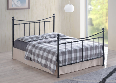 Time Living Bed Frame Small Double 120cm / Black Alderley Metal Bed Frame